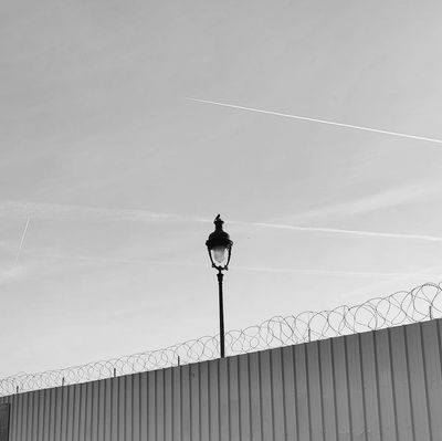 When light is on the other side

#bird #light #lamppost #blackandwhite #monochrome #barbedwire #sky