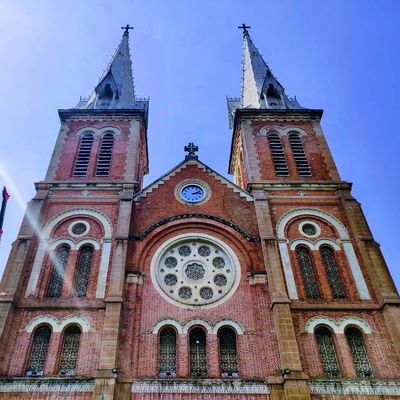 The French Notre-Dame might have burned, but the Vietnamese one didn't!

#vietnam #hochiminh #cathedral #notredame #architecture
